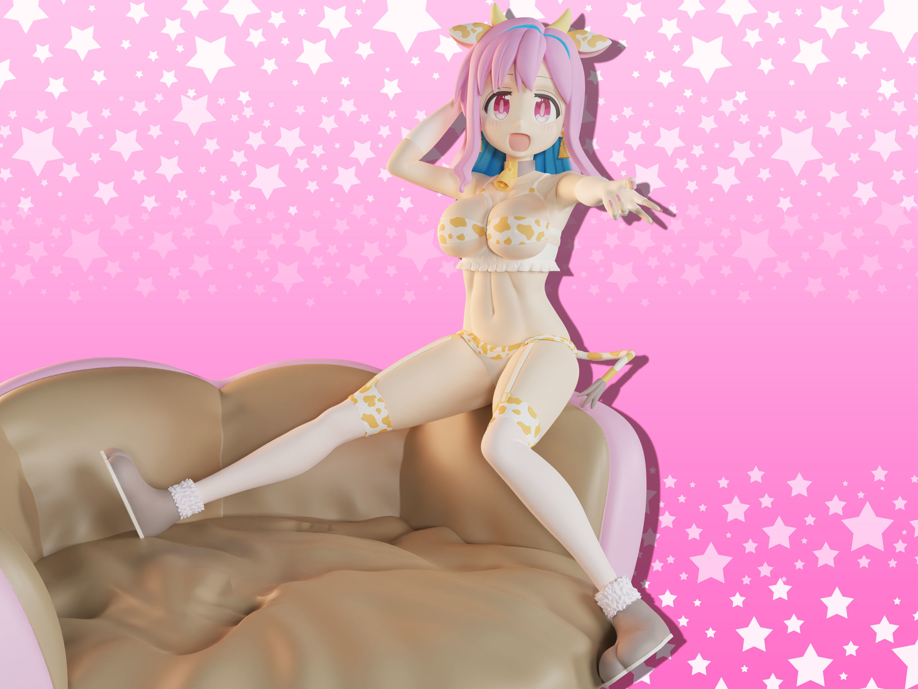 Kaede hozuki figure 3d 3D print model_2