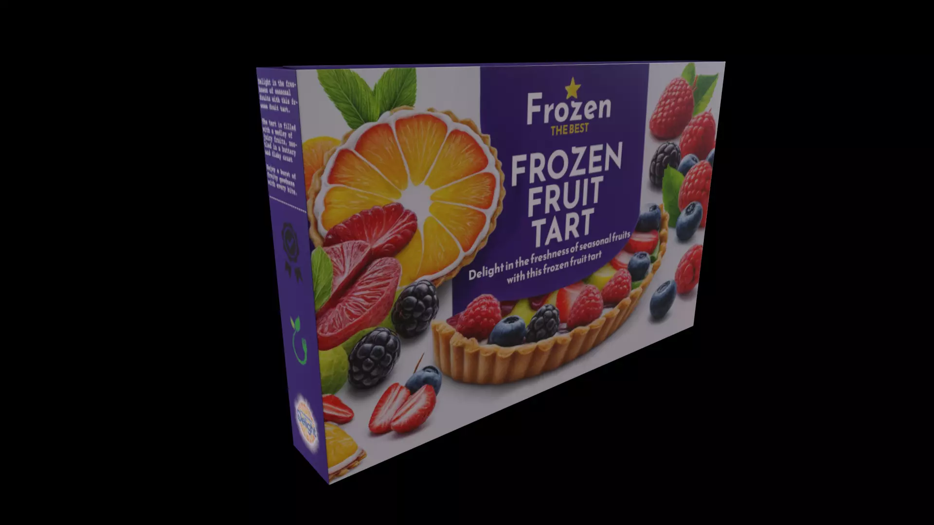  Frozen Fruit Tart - GAME READY PBR Low-poly 3D model_0