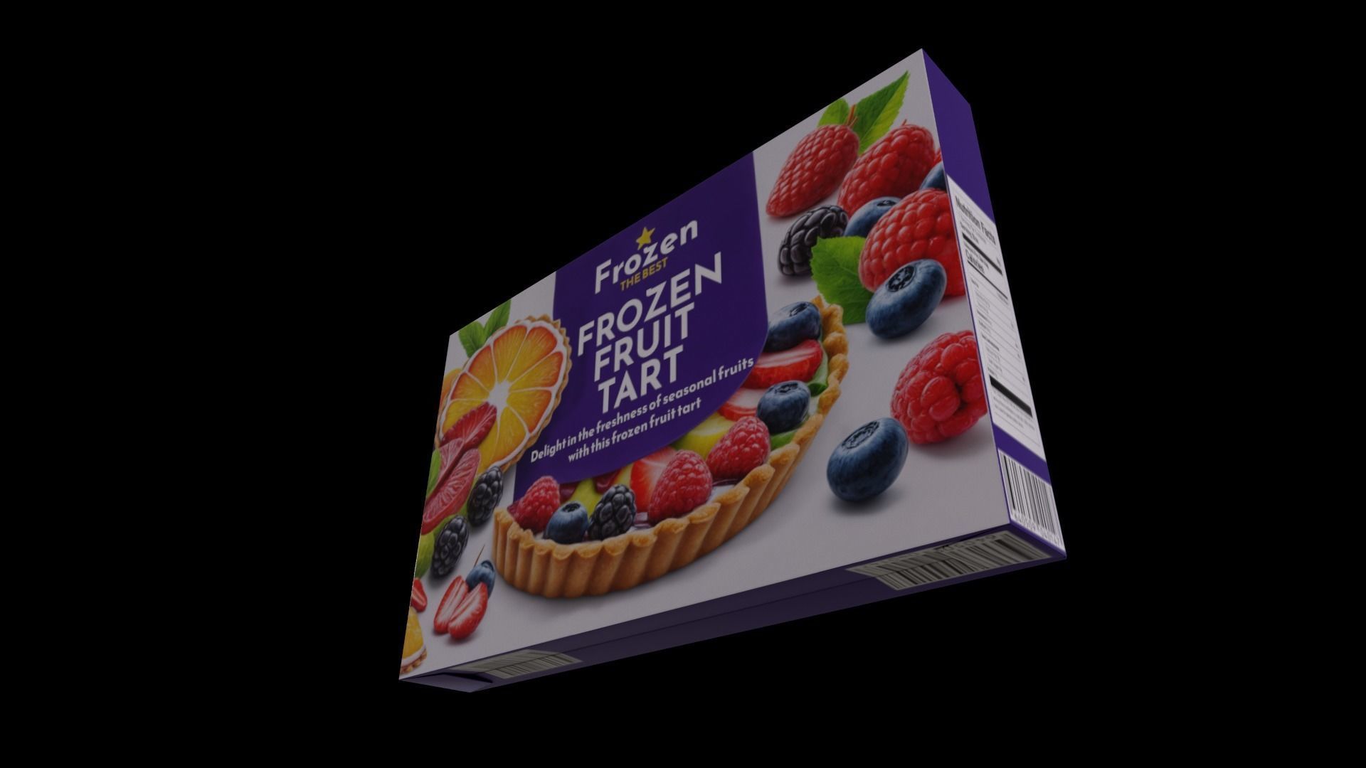  Frozen Fruit Tart - GAME READY PBR Low-poly 3D model_3
