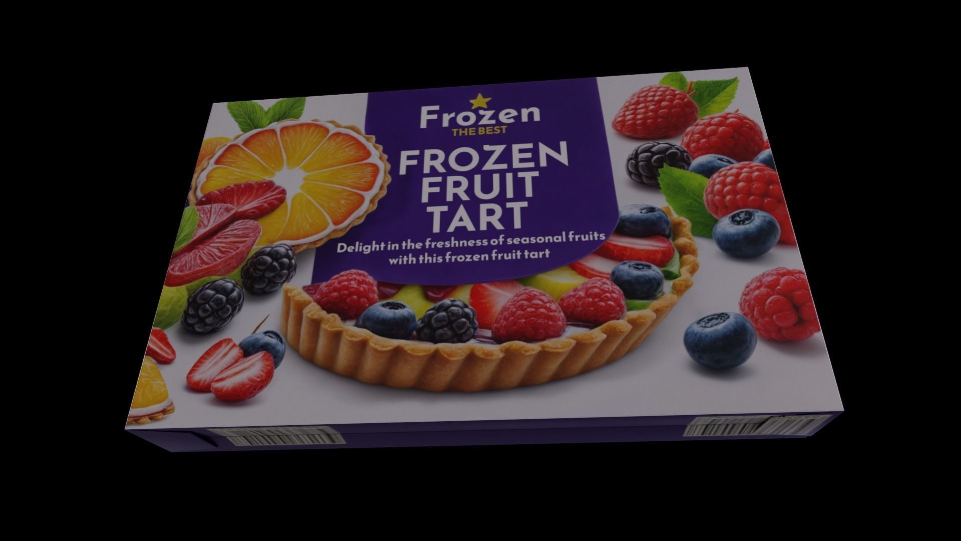  Frozen Fruit Tart - GAME READY PBR Low-poly 3D model_1