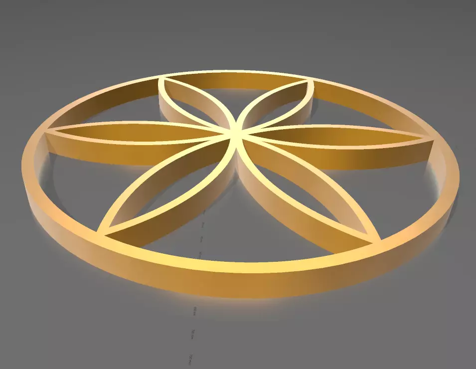 GEOMETRIA SAGRADA GERMEN DE LA VIDA 3D print model