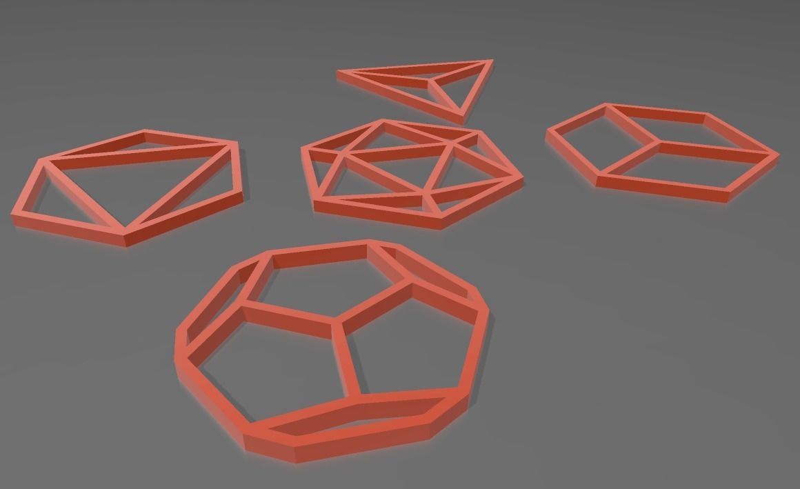 GEOMETRIAS SAGRADAS - SOLIDOS PLATONICOS WALL ART 3D print model_2