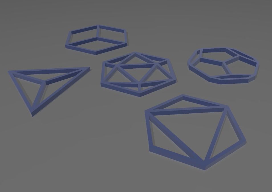 GEOMETRIAS SAGRADAS - SOLIDOS PLATONICOS WALL ART 3D print model_5