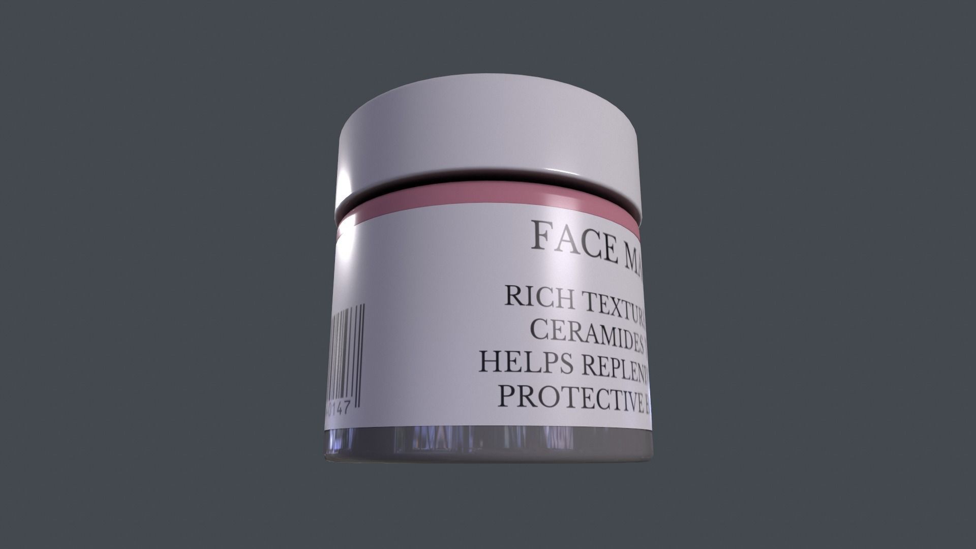 Face Mask - GAME READY PBR Low-poly 3D model_3