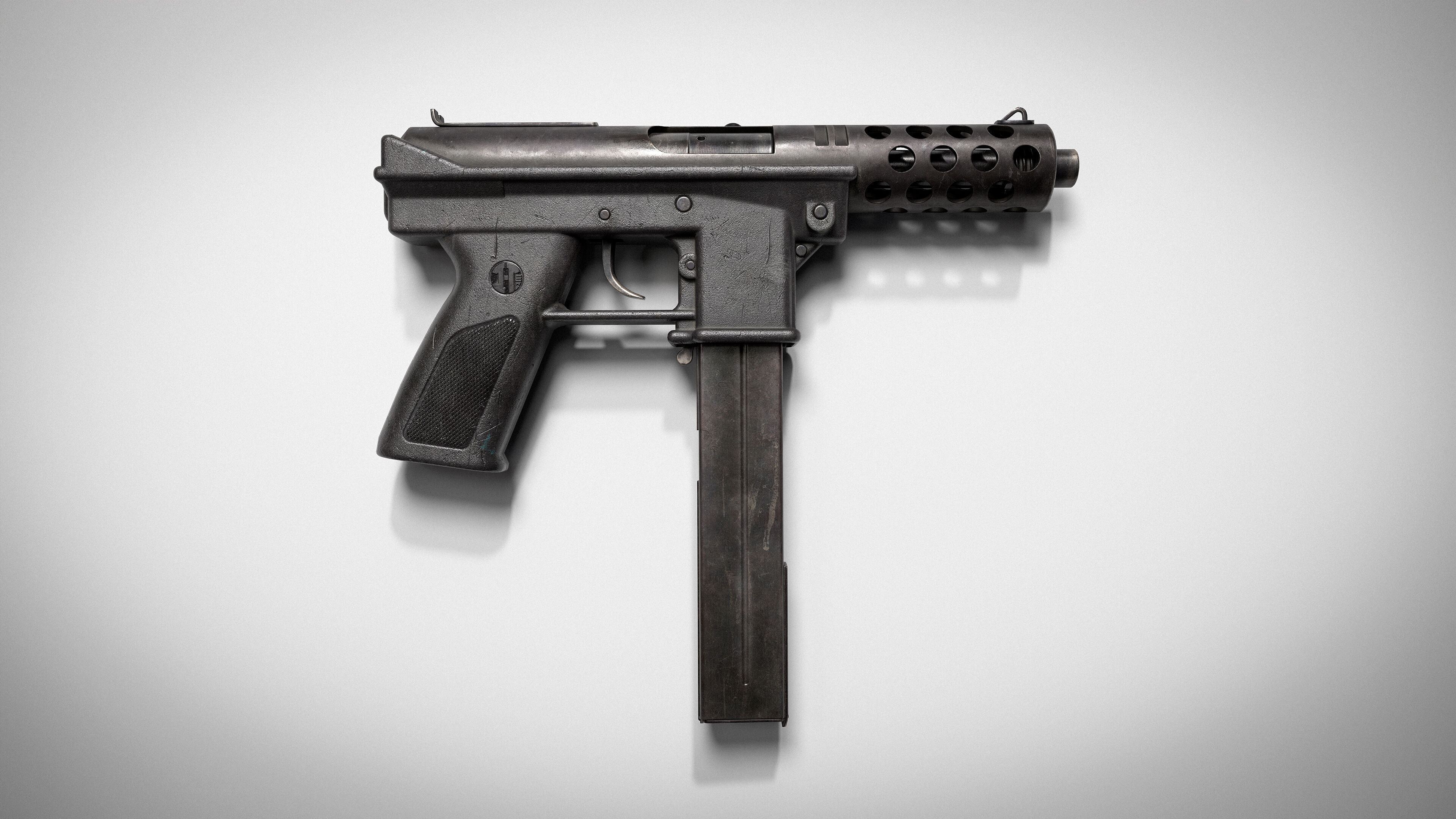 Tec 9 Low-poly 3D model_3