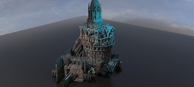 Assyrian temple 3D model