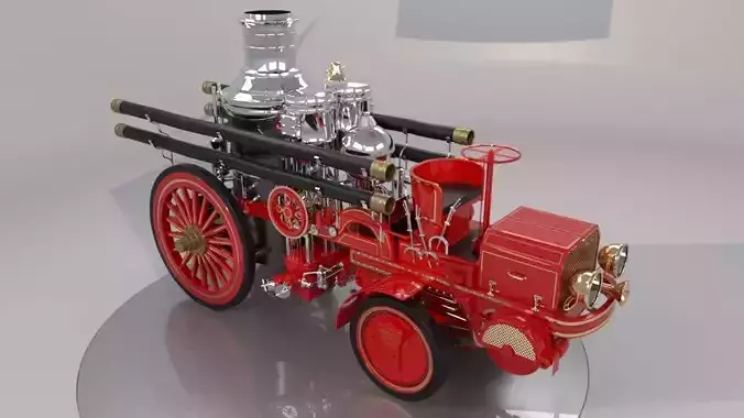 Christie Fire Truck 3D model