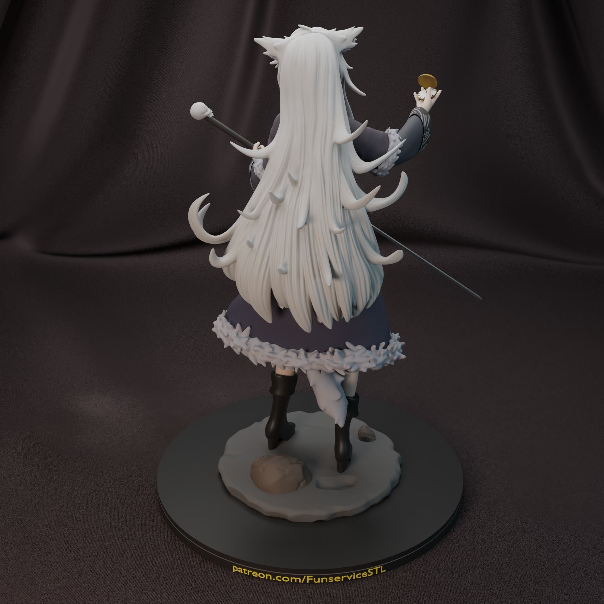 Lappland from Arknights 3D print model_12