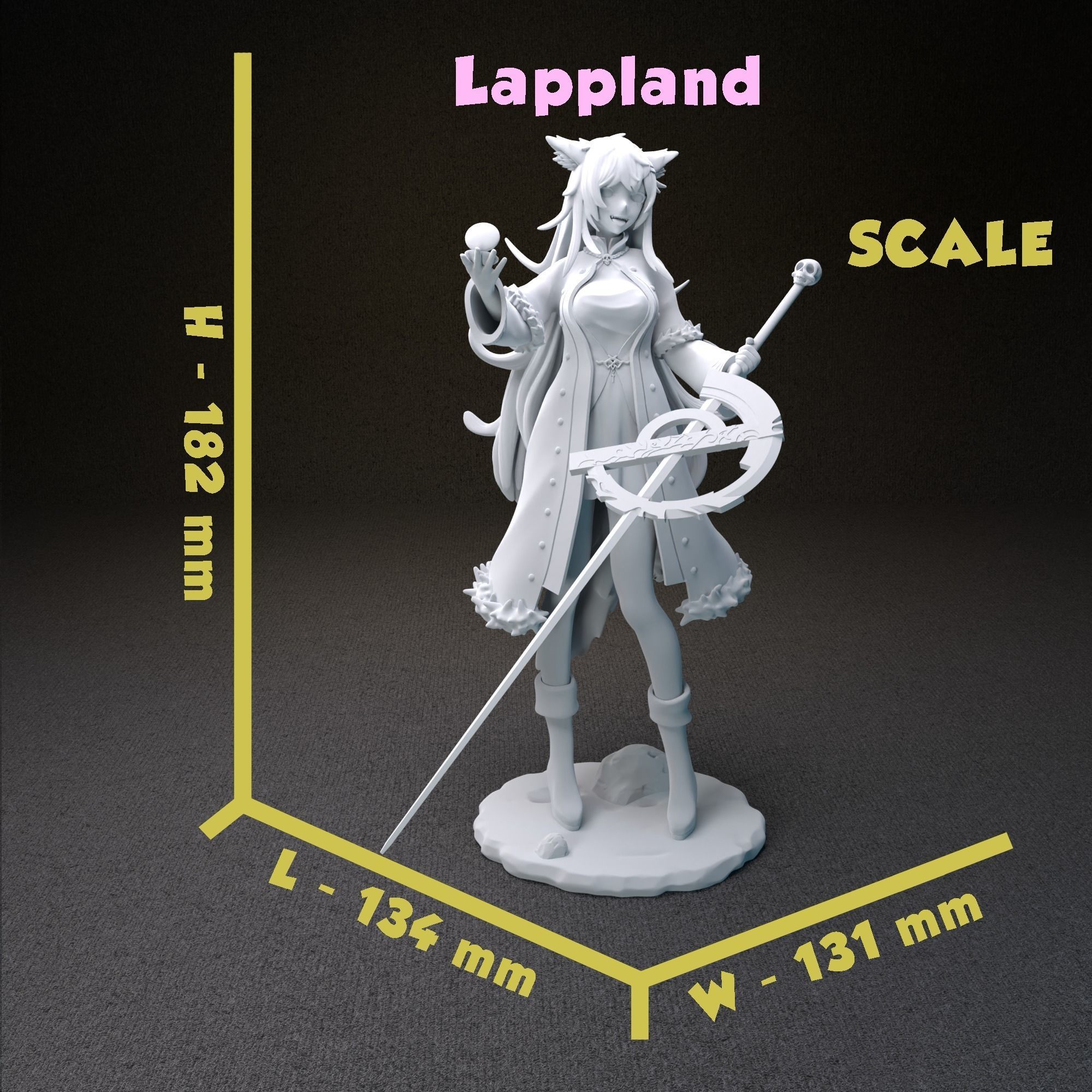 Lappland from Arknights 3D print model_15