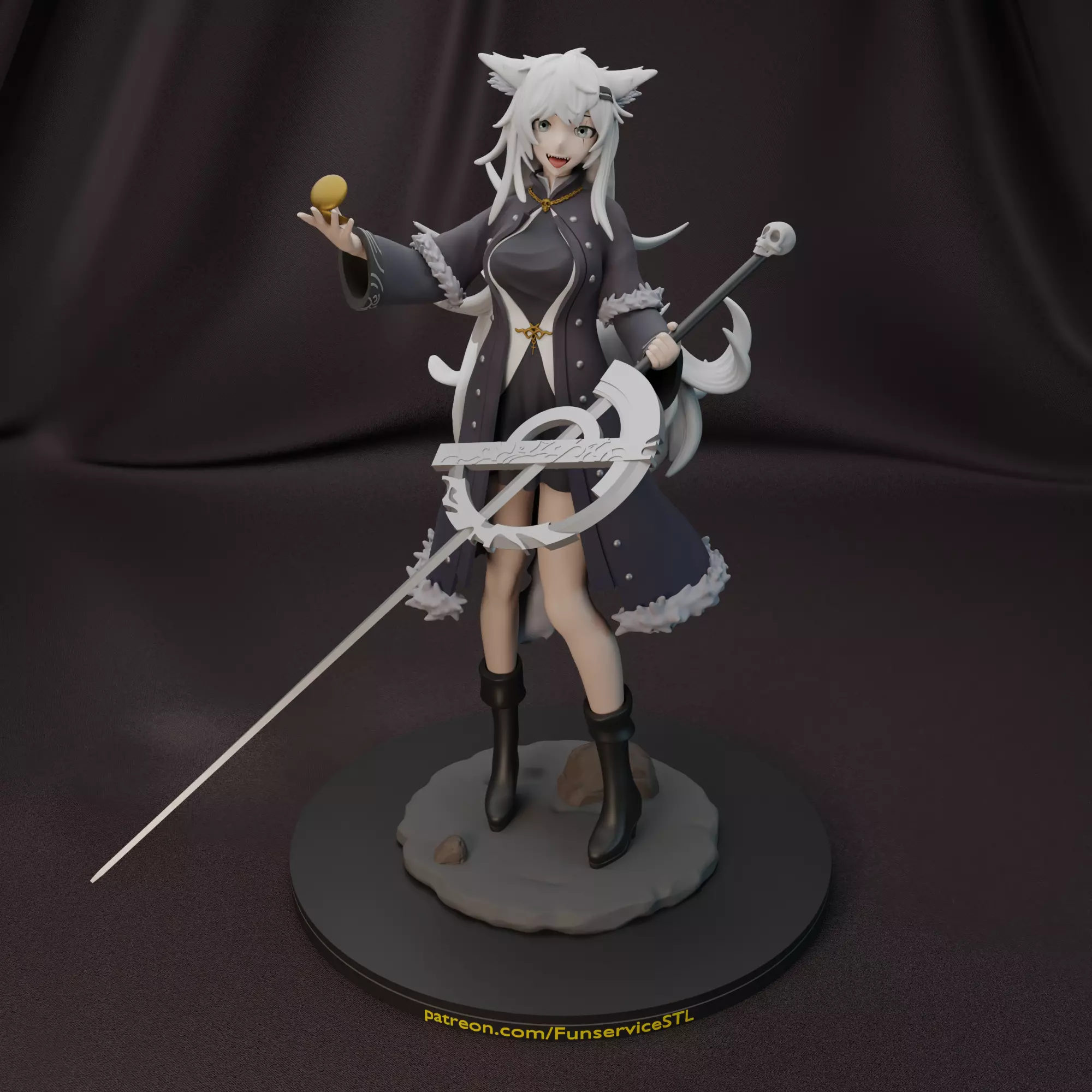 Lappland from Arknights 3D print model_0