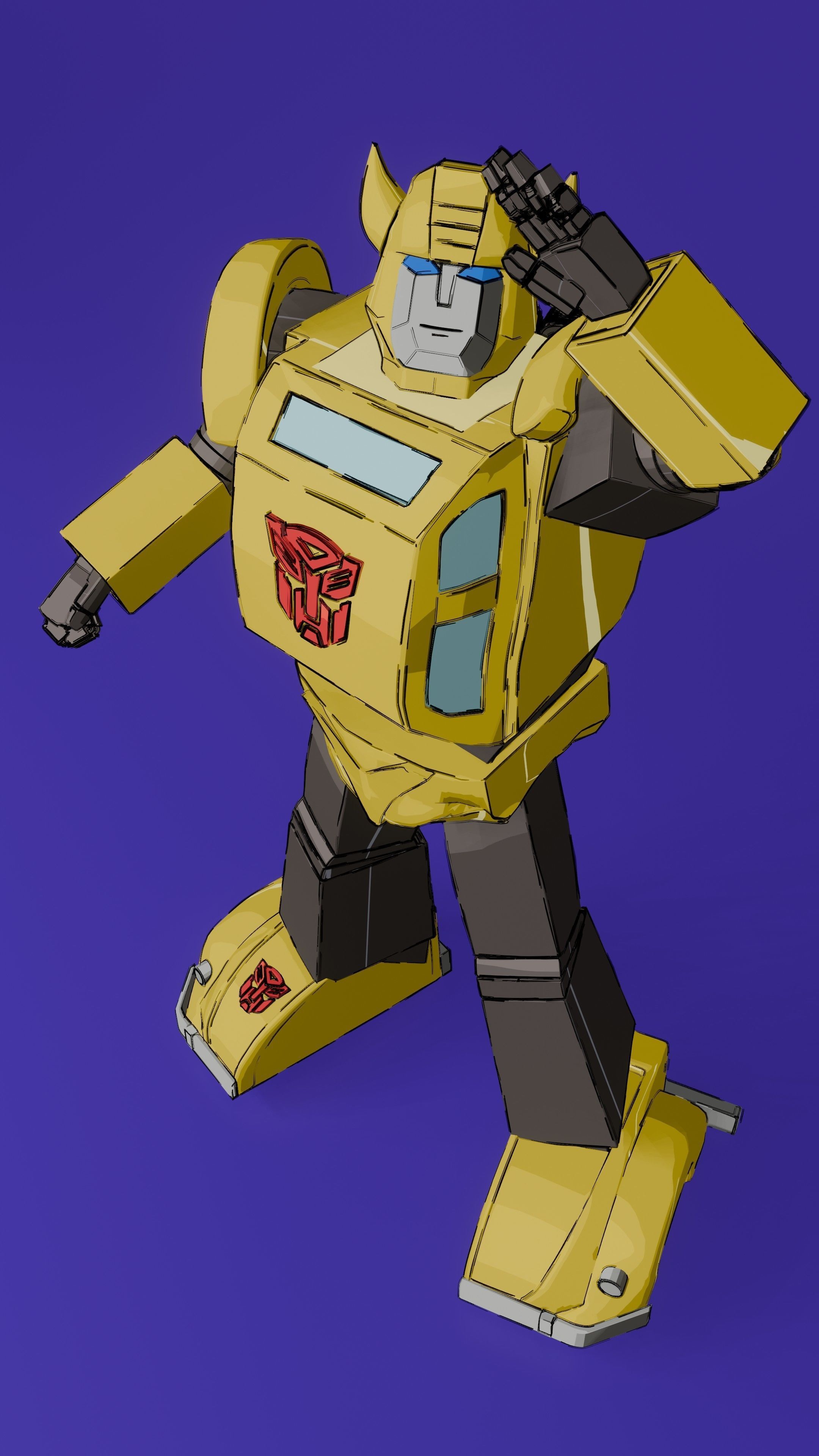 Bumblebee G1 3D model_3
