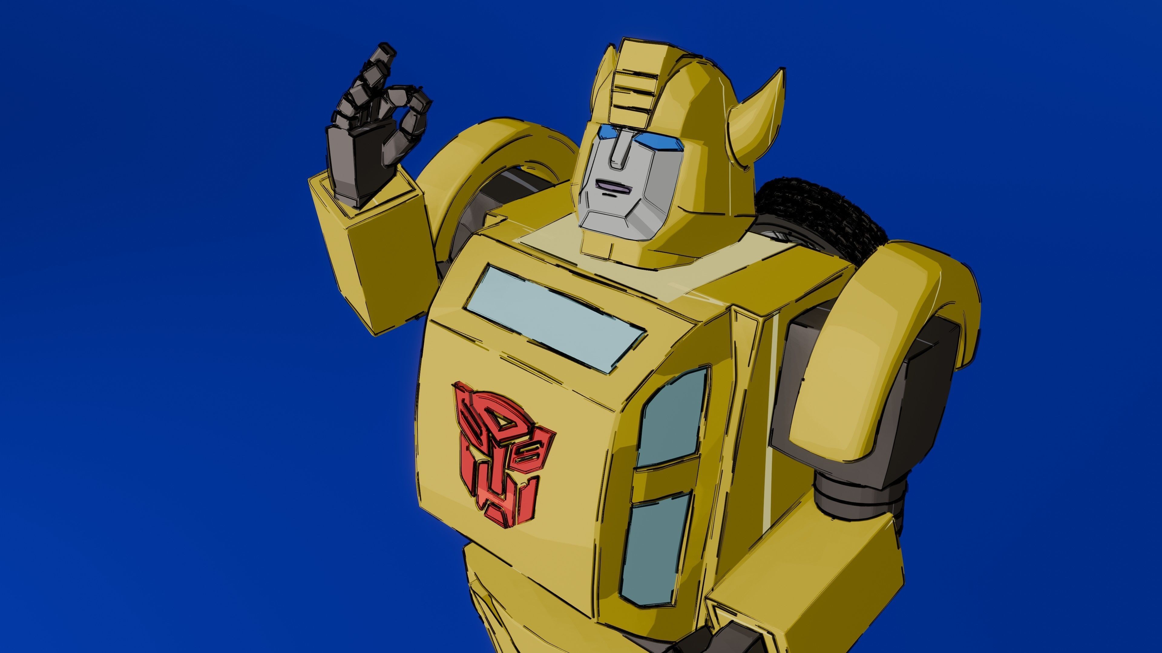 Bumblebee G1 3D model_4