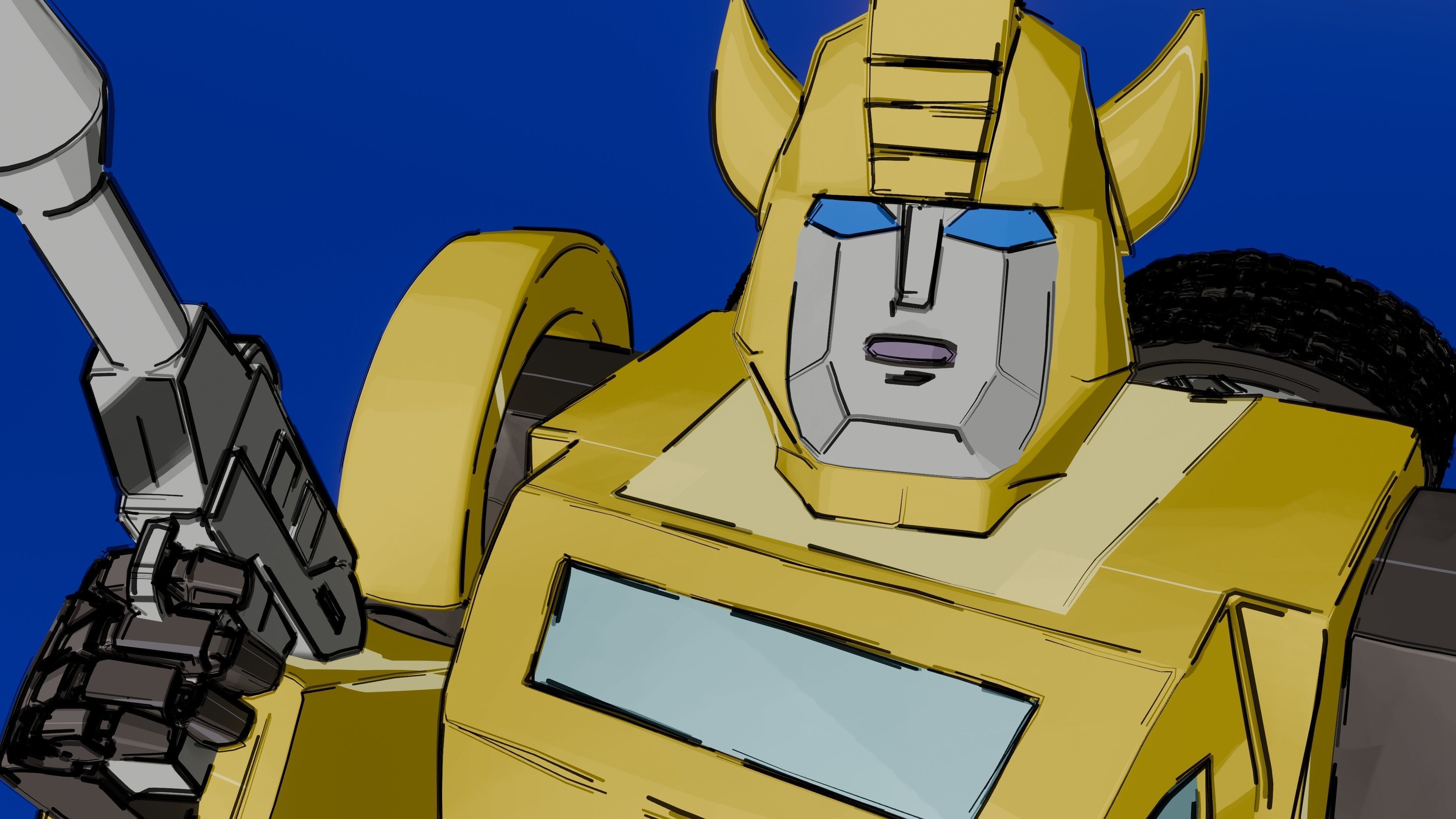 Bumblebee G1 3D model_2