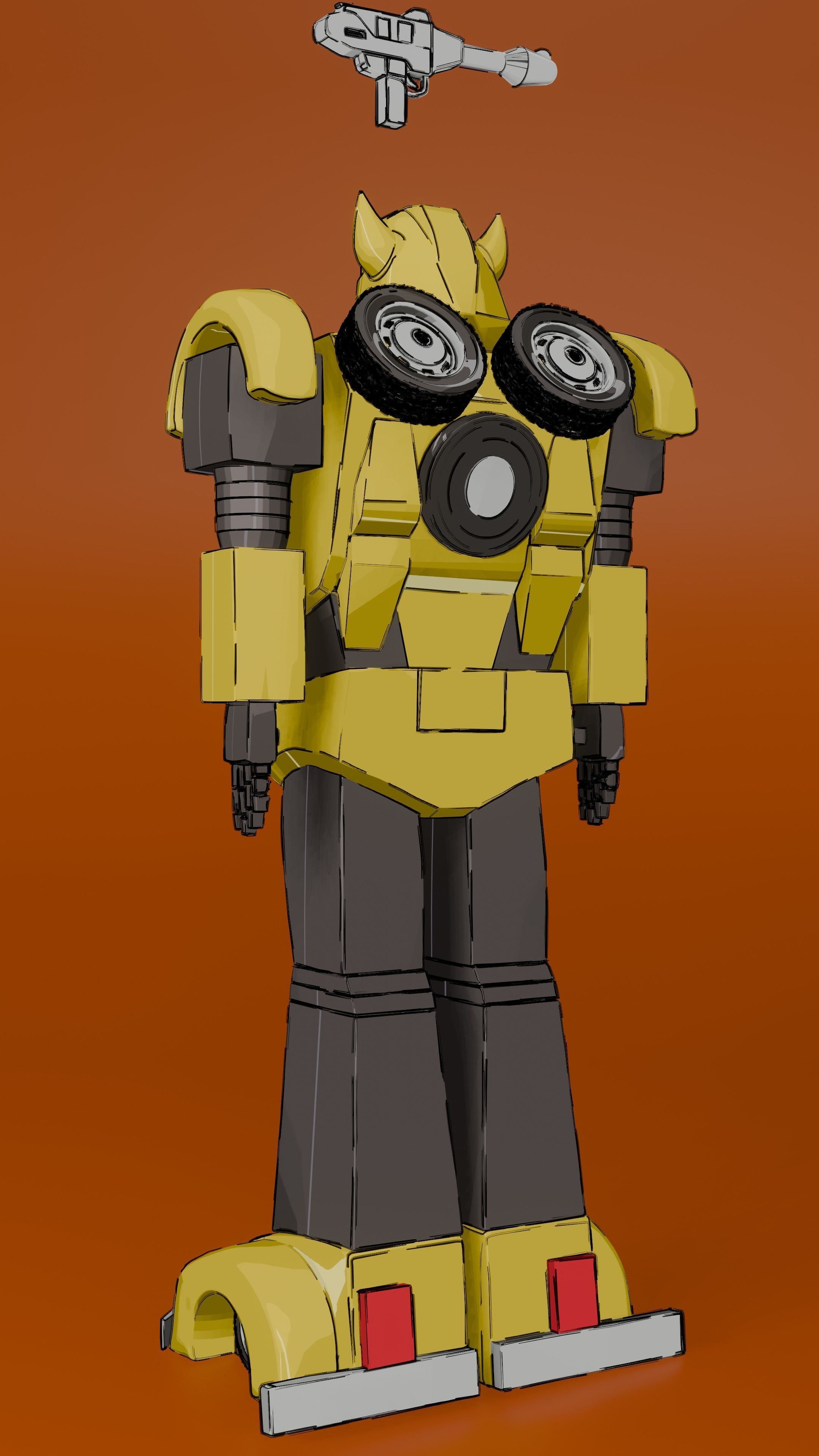 Bumblebee G1 3D model_13