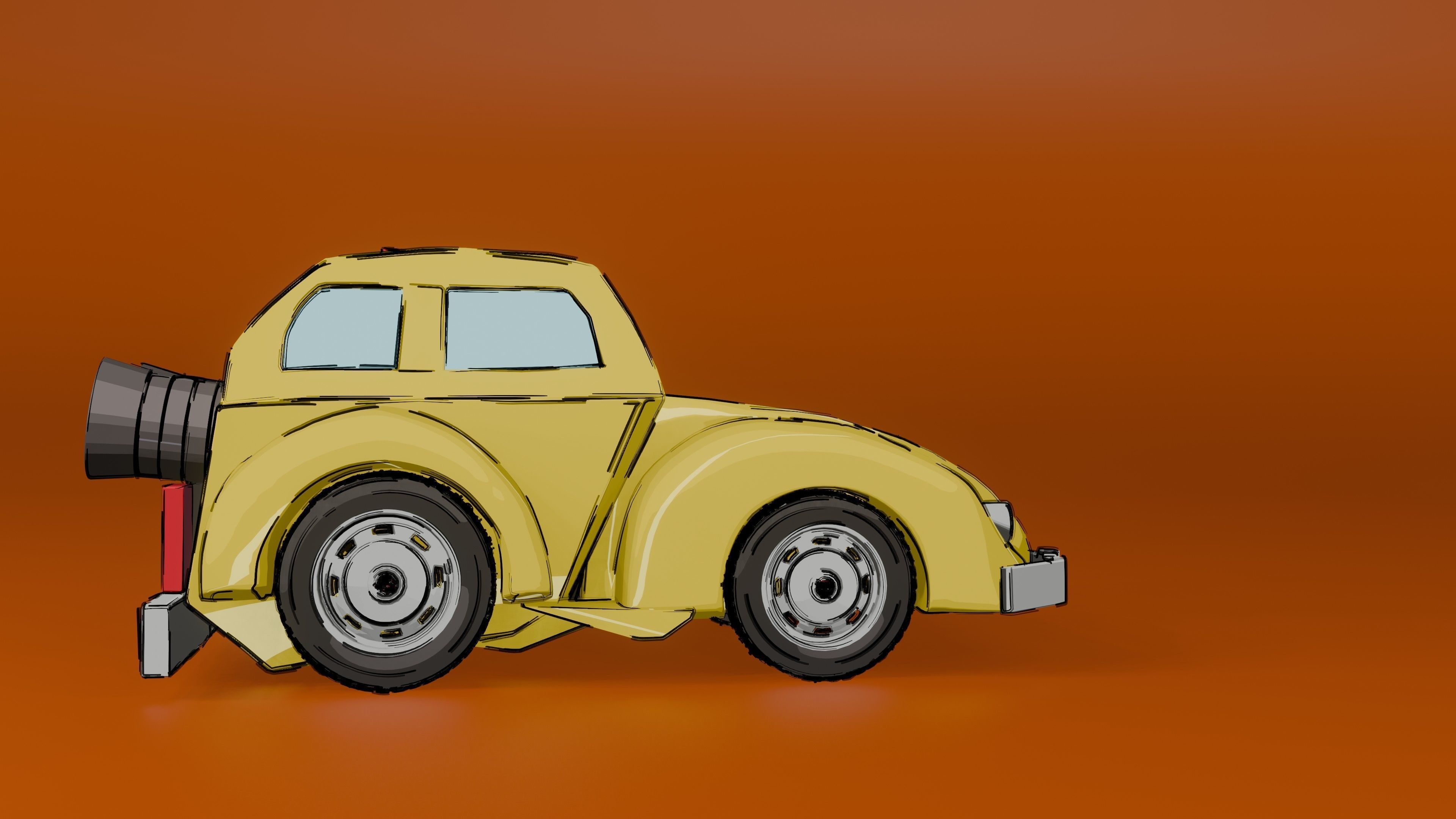 Bumblebee G1 3D model_7