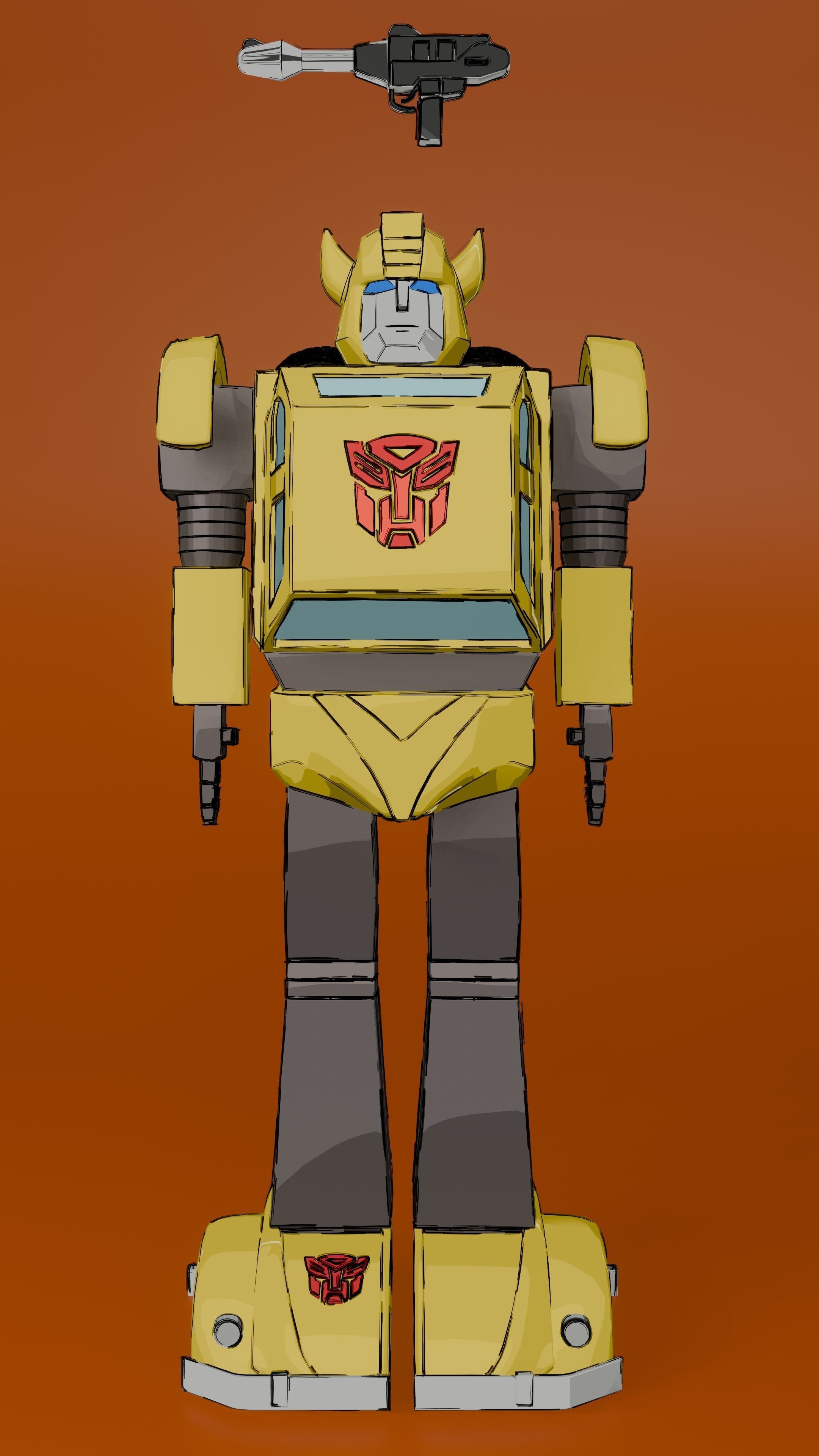Bumblebee G1 3D model_12