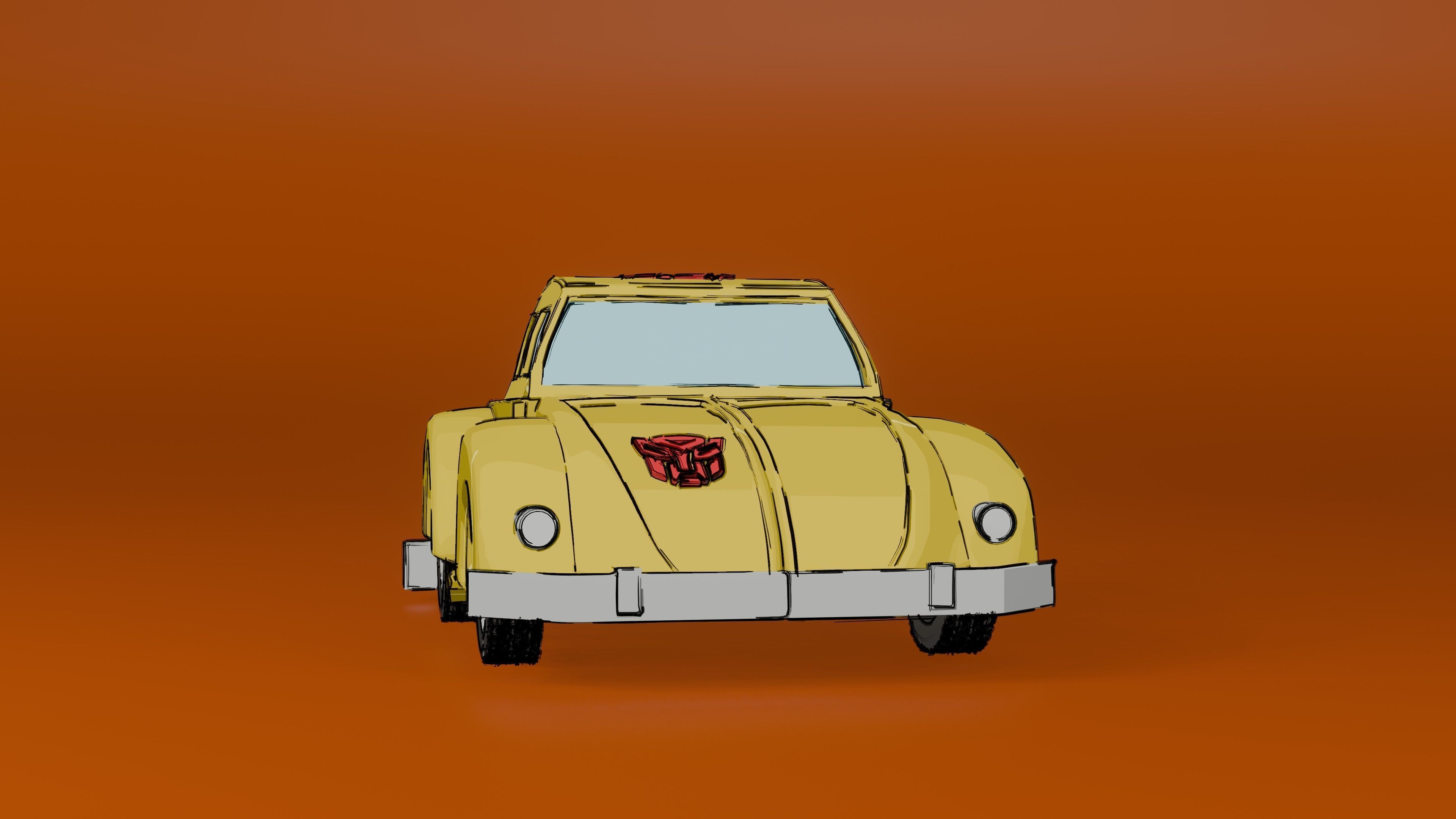 Bumblebee G1 3D model_5
