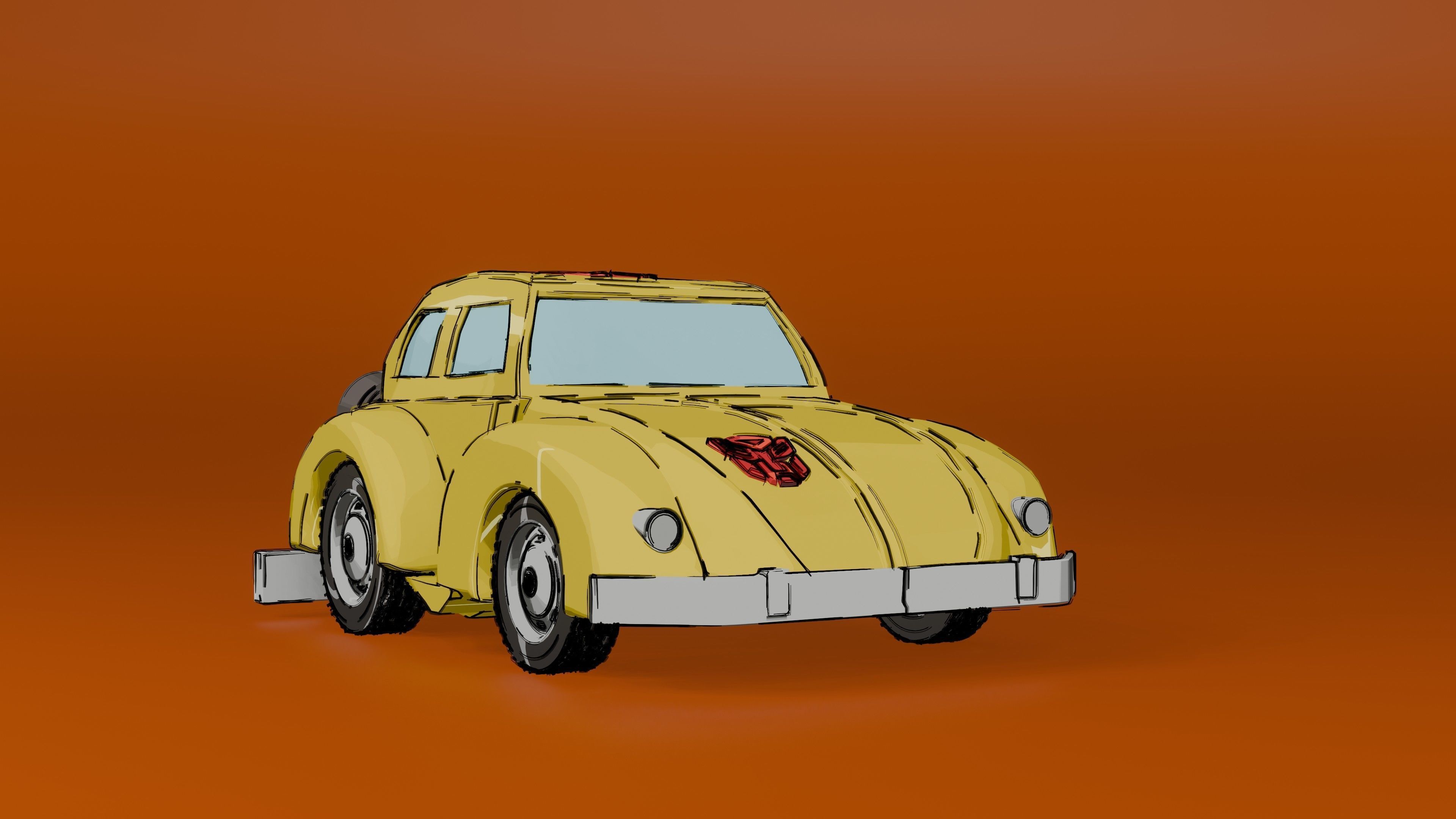 Bumblebee G1 3D model_6