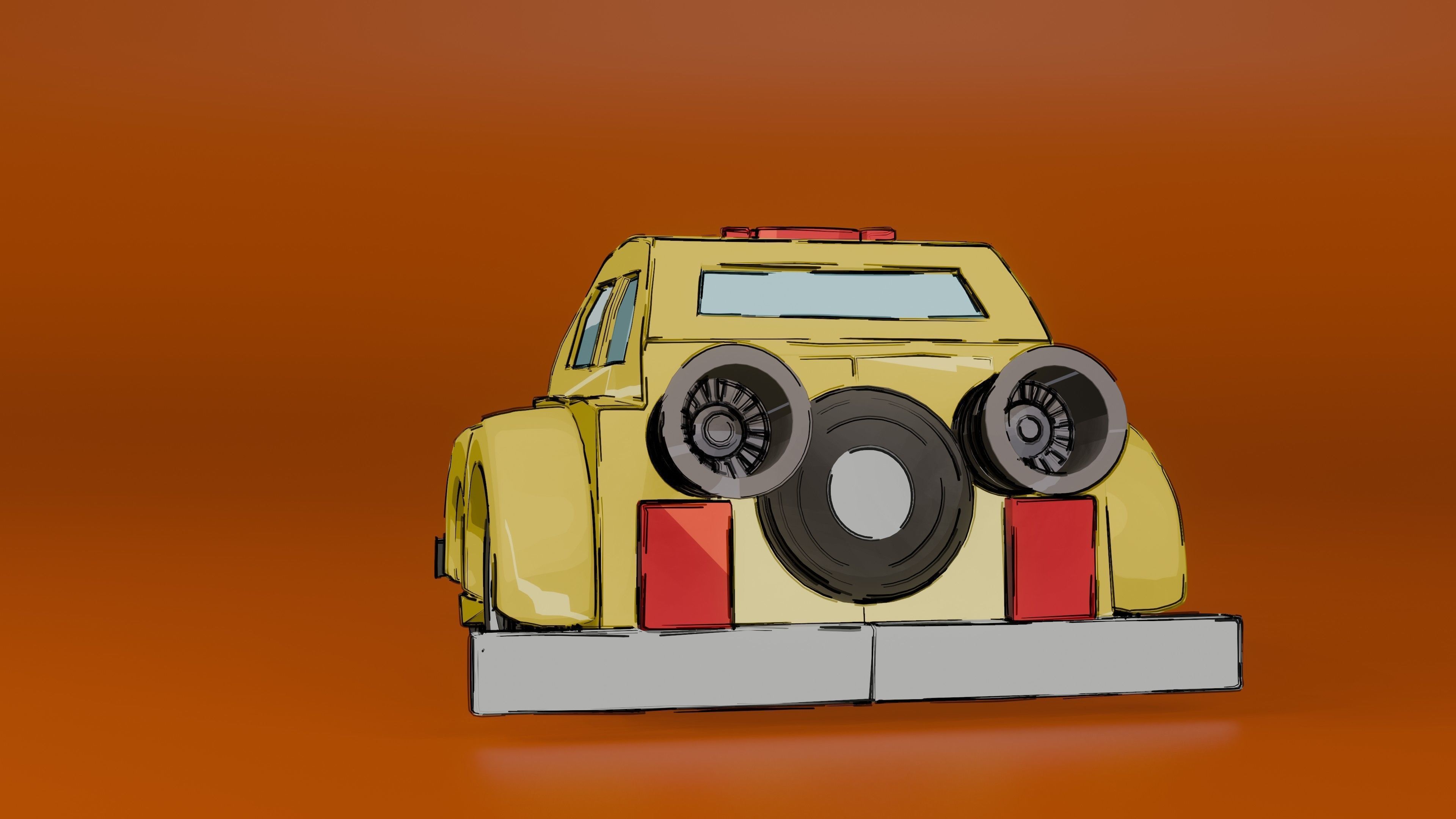 Bumblebee G1 3D model_19