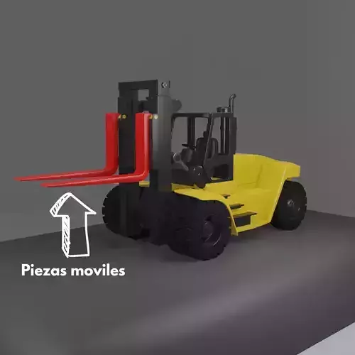 AUTOELEVADOR MONTACARGAS HYSTER 3D print model