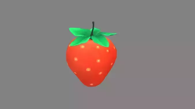 Cartoon strawberry