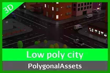 Low poly city pack