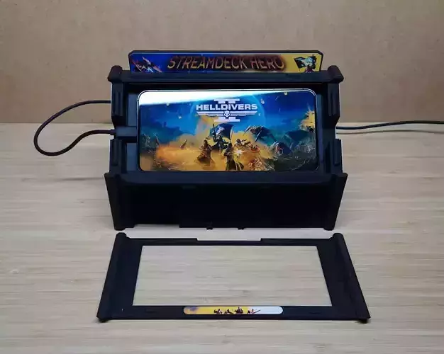 Stratagem Hero HELLDIVERS 2 Phone - Streamdeck stand 3D print model