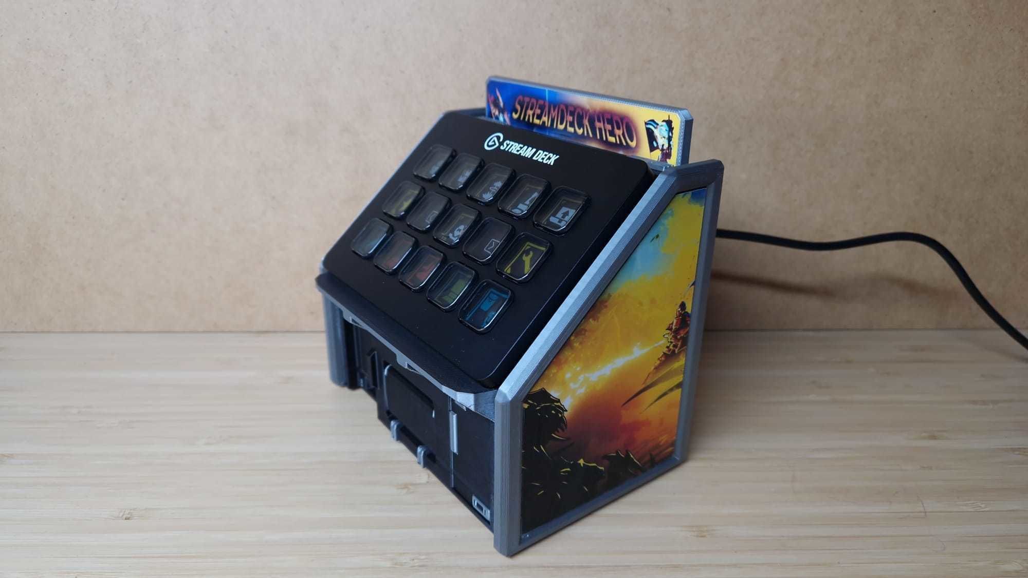 Stratagem Hero HELLDIVERS 2 Phone - Streamdeck stand 3D print model_4