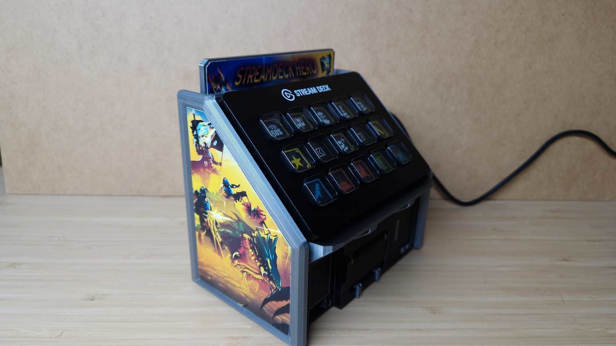 Stratagem Hero HELLDIVERS 2 Phone - Streamdeck stand 3D print model_5