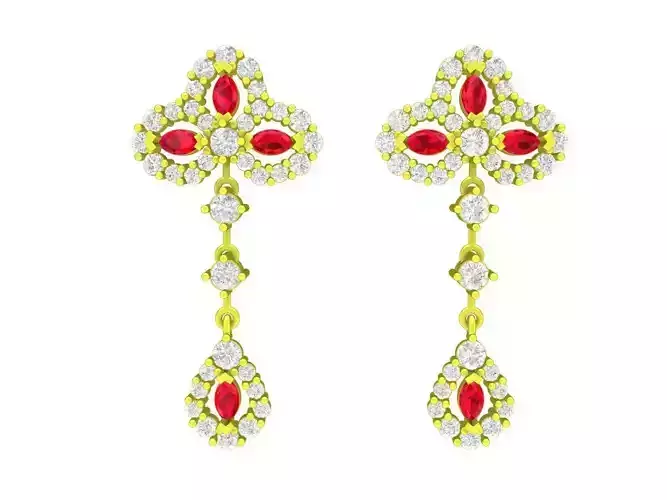 A7859 Diamond Fashion Earrings