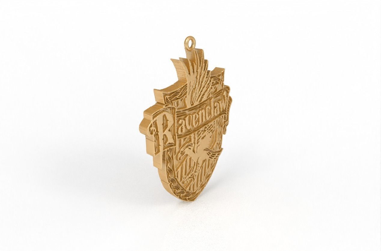 Ravenclaw Pendant 3D print model_2