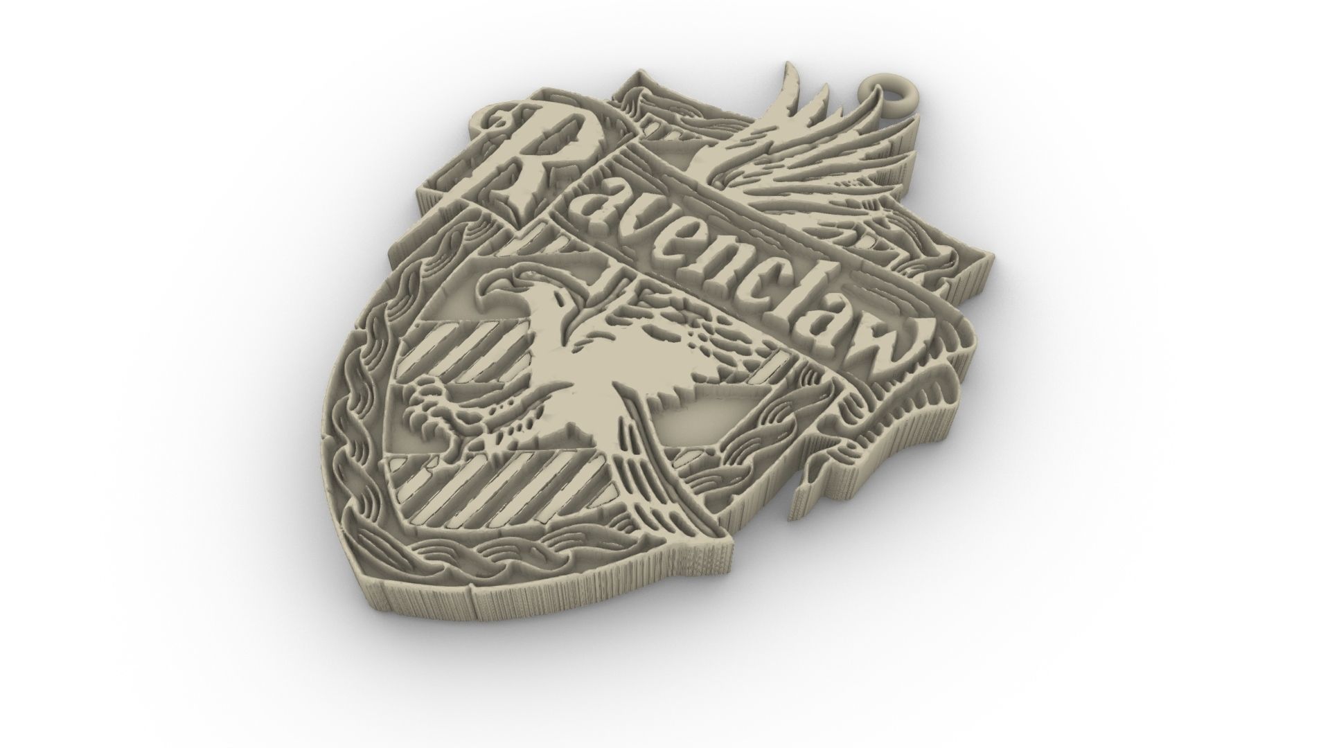 Ravenclaw Pendant 3D print model_5