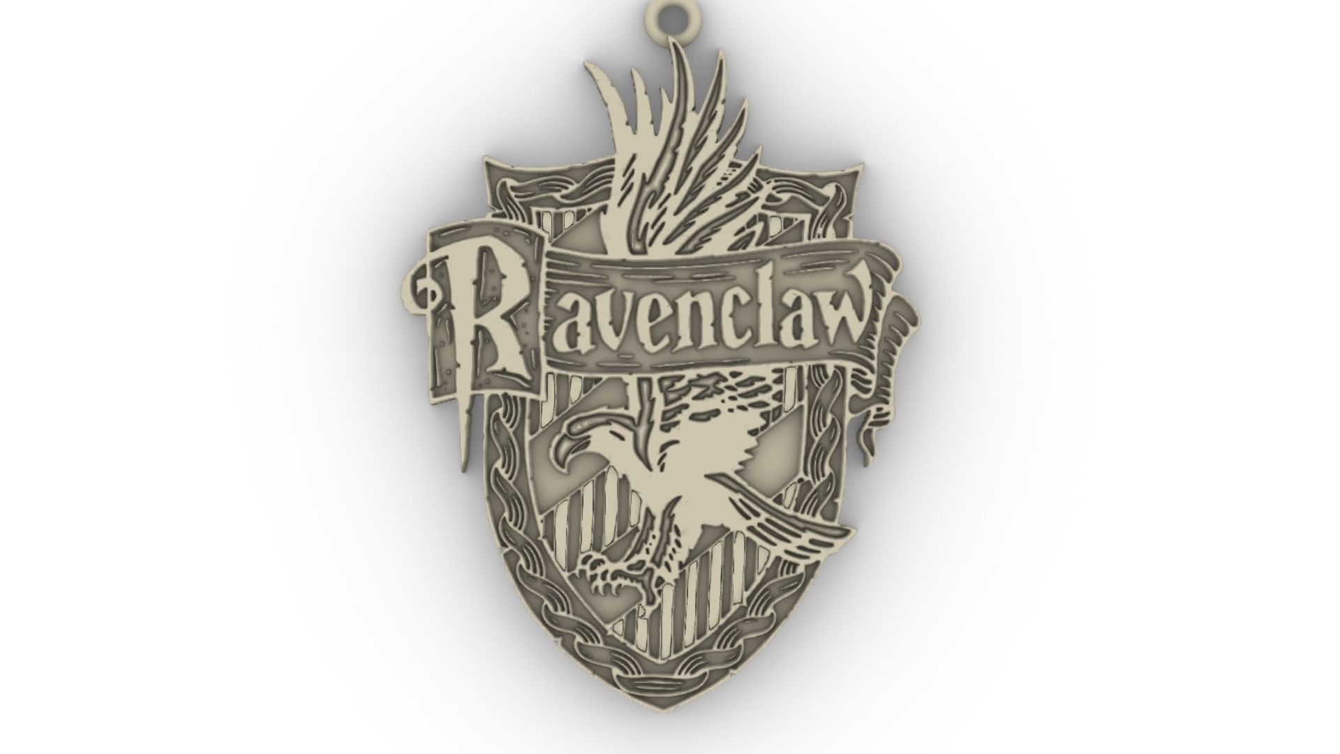 Ravenclaw Pendant 3D print model_4