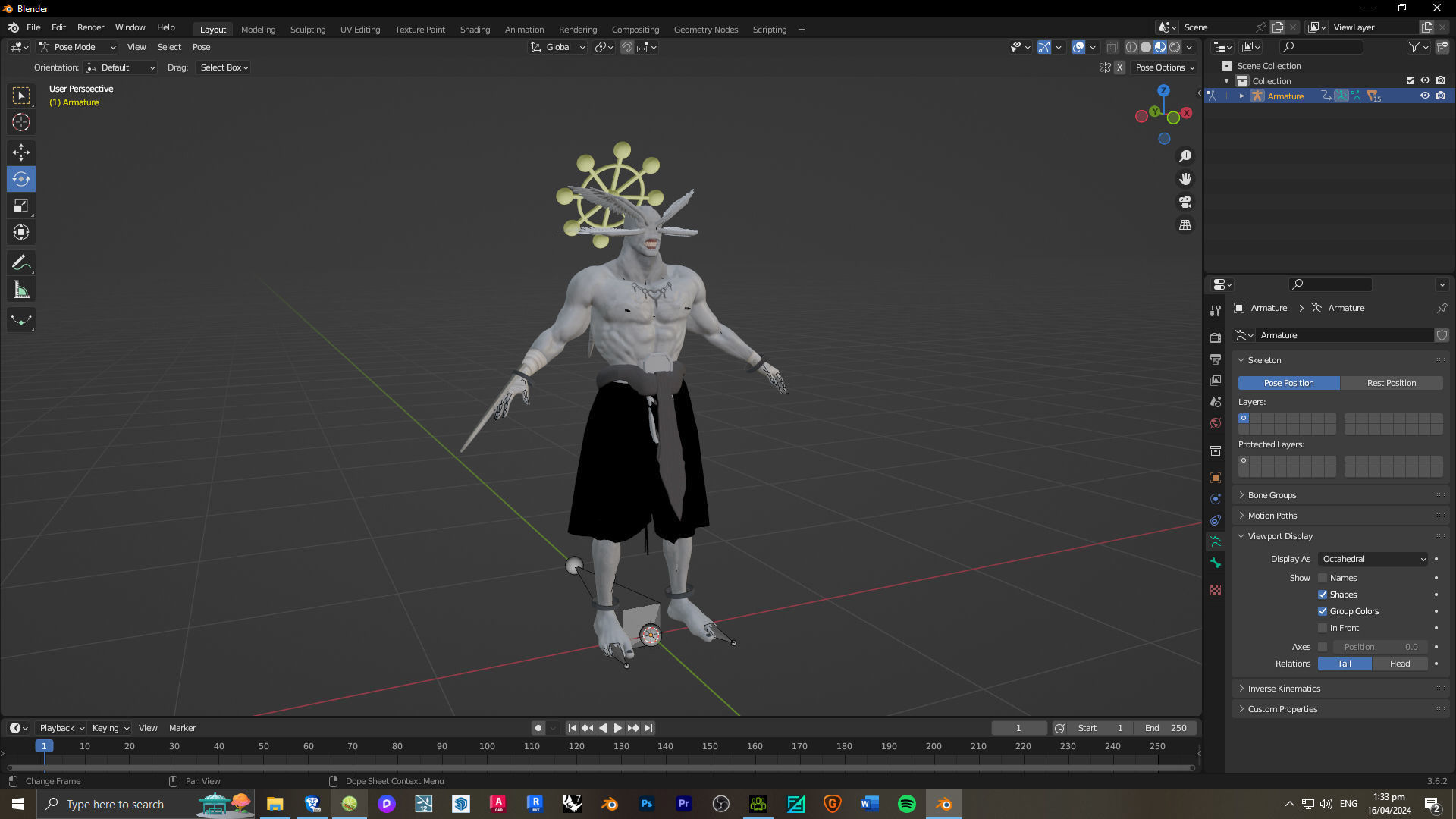 Mahoraga - Jujutsu Kaisen 3D model_4