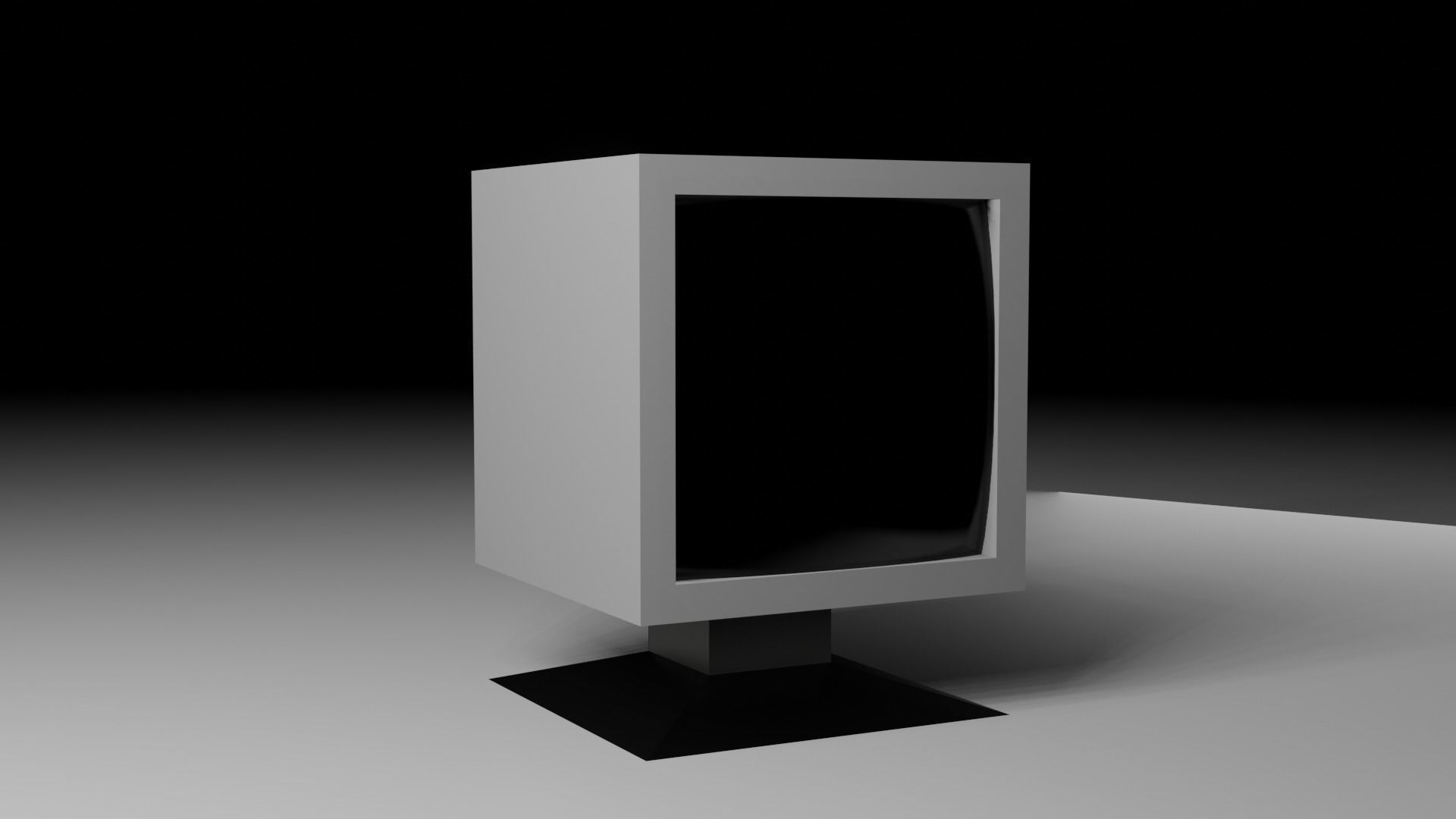 Low-poly computer Free low-poly 3D model_3