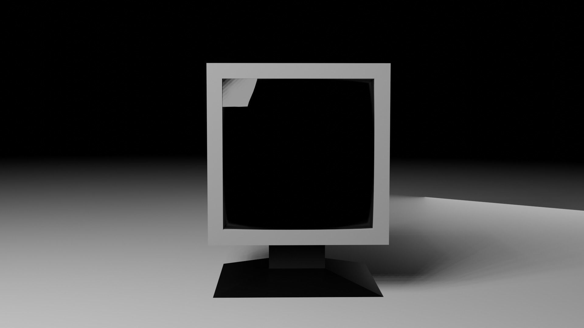Low-poly computer Free low-poly 3D model_4
