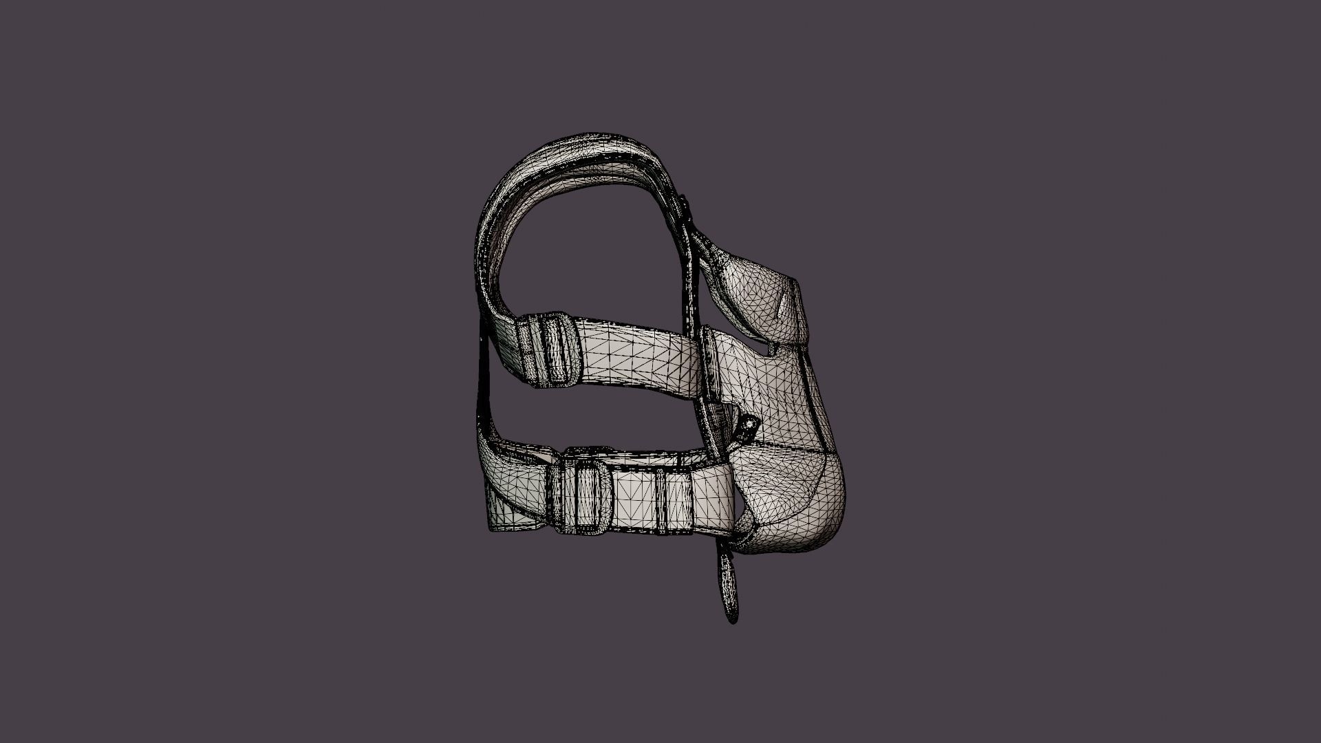 Barsele Move Baby Carrier Low-poly 3D model_8