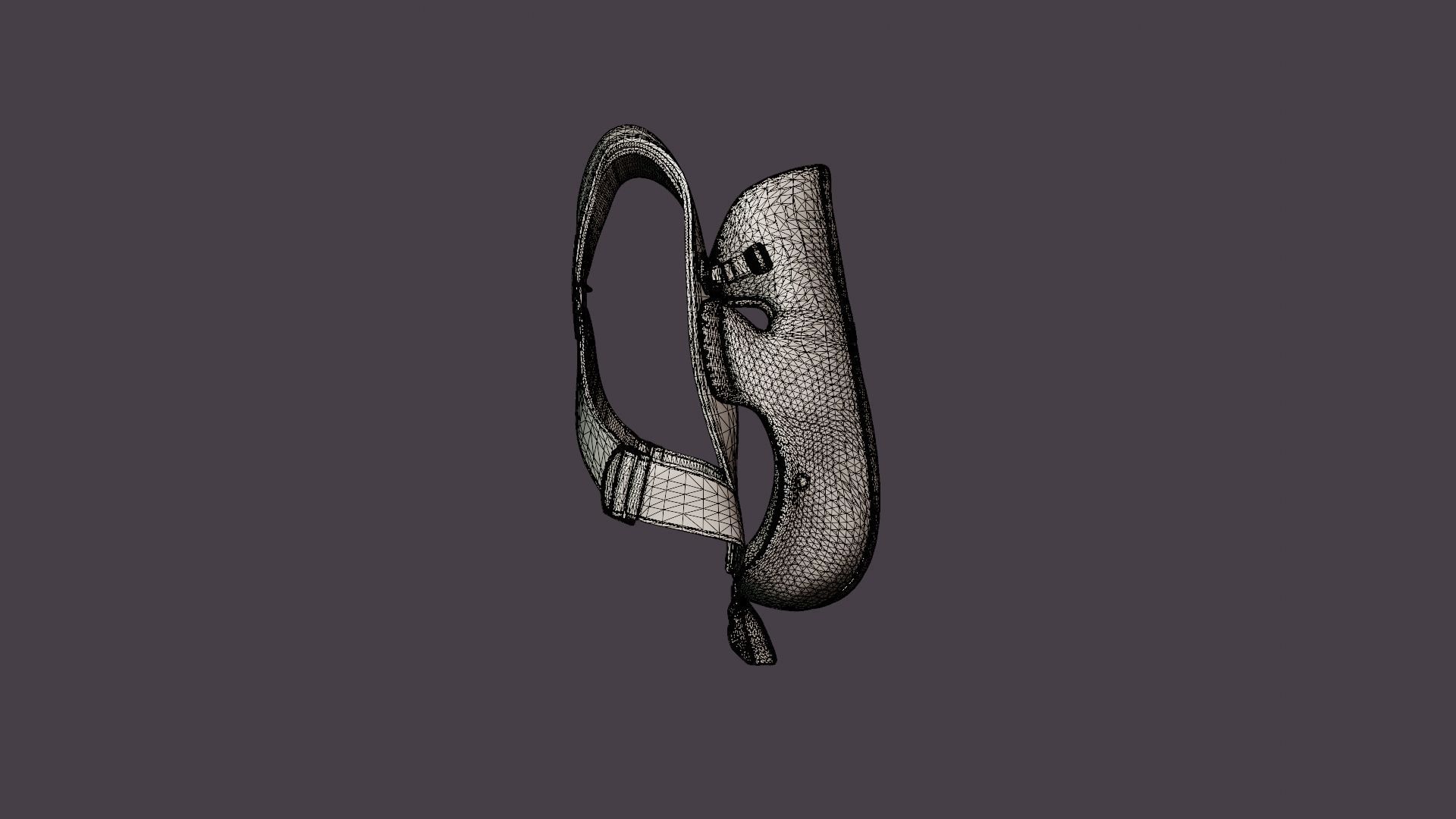 Barsele Mini Baby Carrier Low-poly 3D model_8