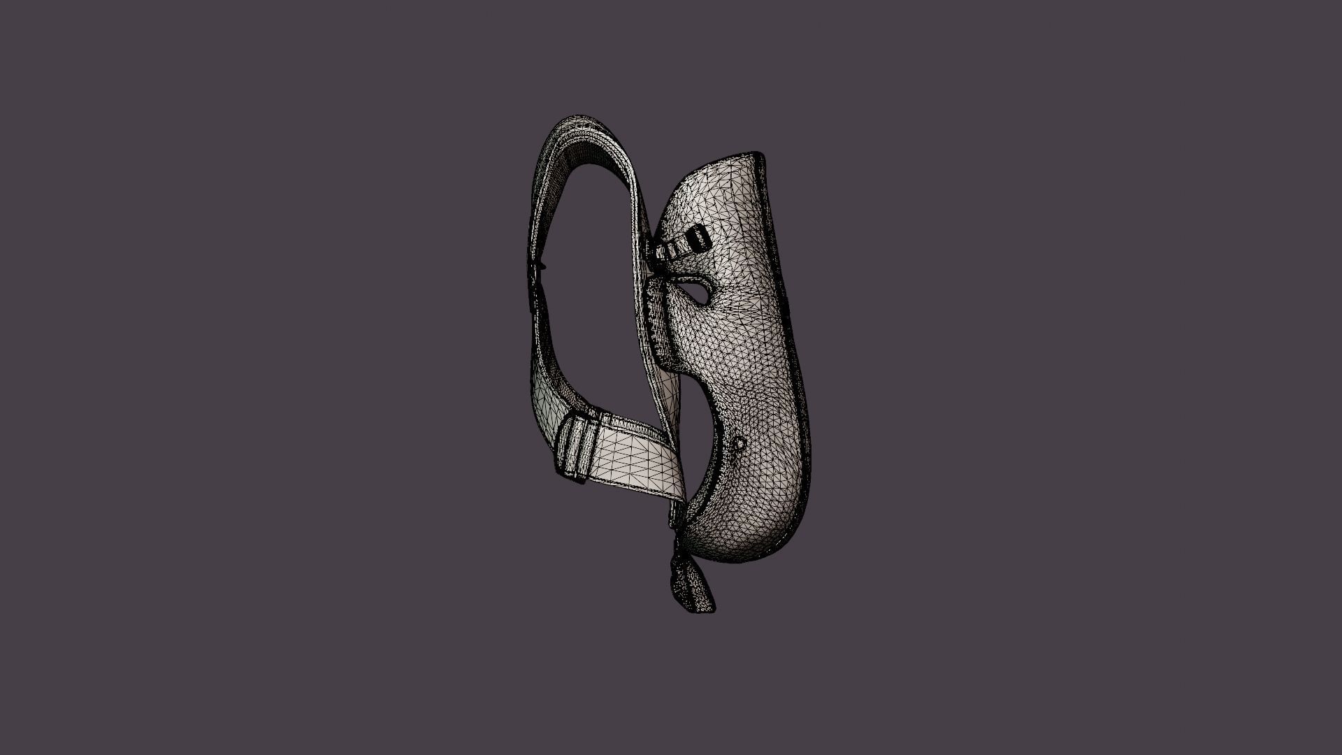 Barsele Mini Baby Carrier Low-poly 3D model_8