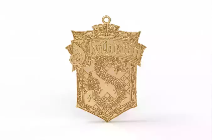 Slytherin Pendant 3D print model