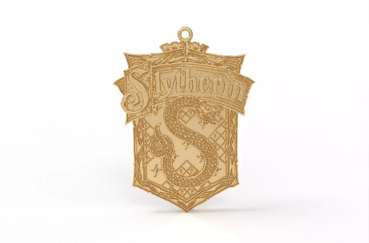 Slytherin Pendant 3D print model