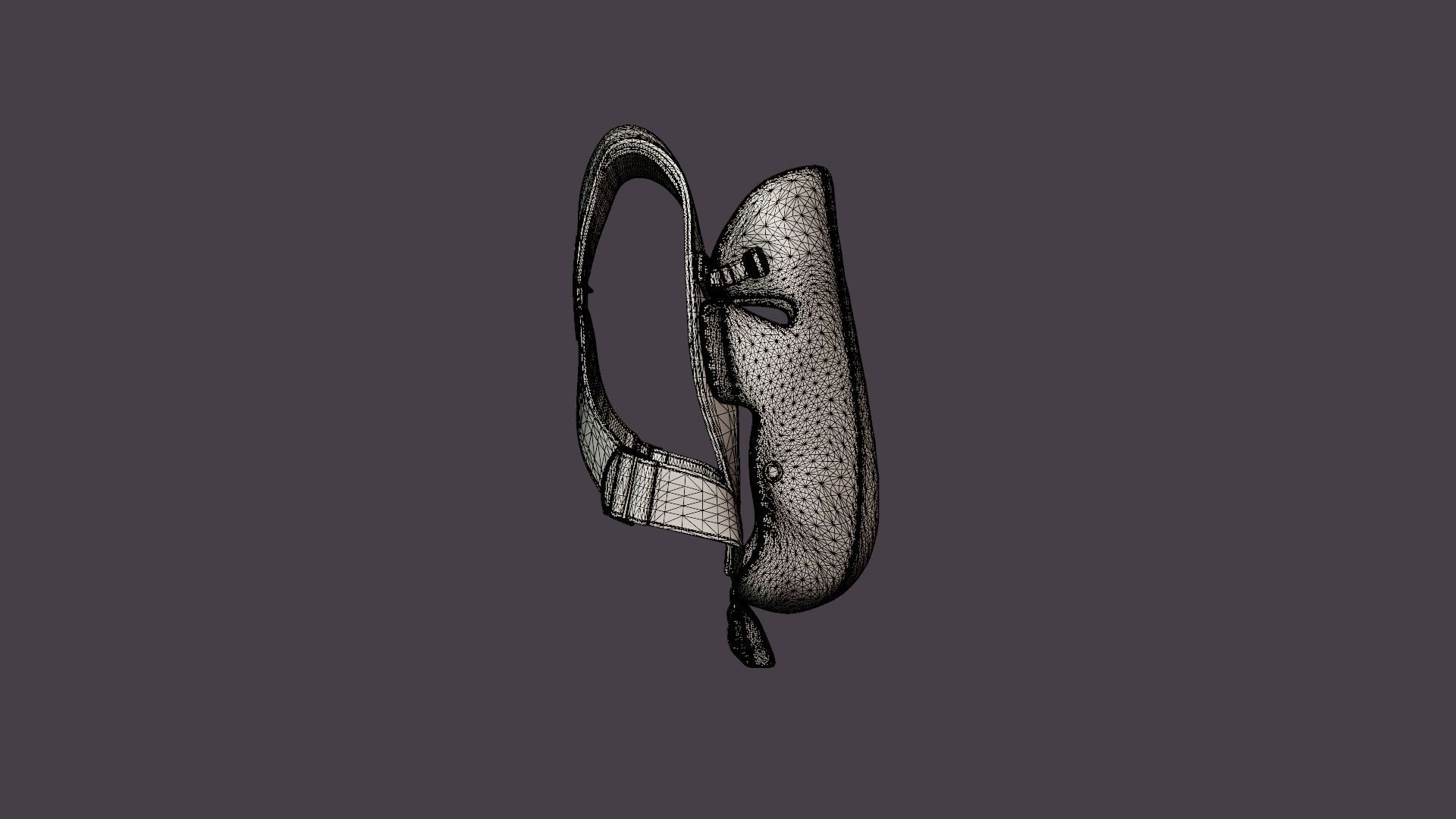 Barsele Mini Baby Carrier Low-poly 3D model_8