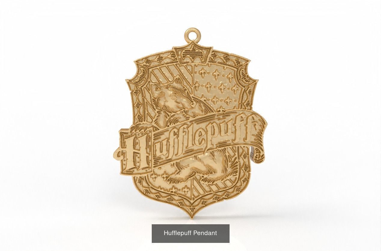 Harry Potter Pendants 3D Model Collection_3