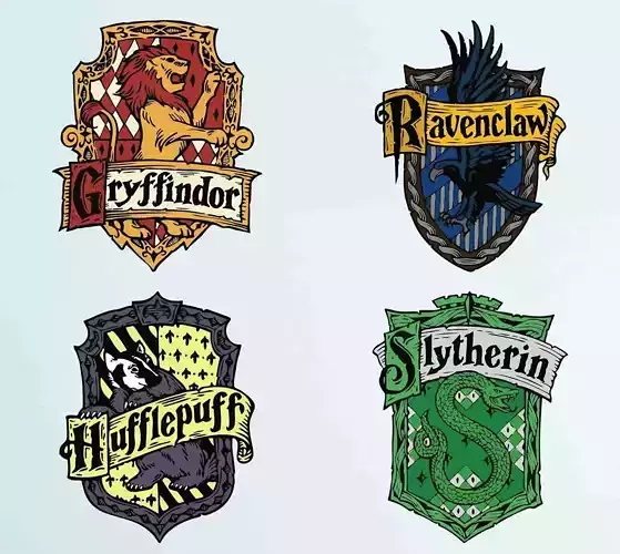 Harry Potter Pendants 3D Model Collection Harry Potter Pendants 3D Model Collection