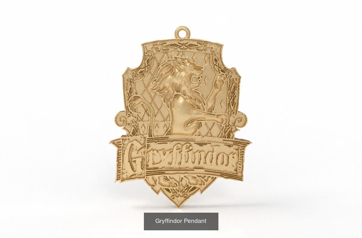 Harry Potter Pendants 3D Model Collection_2