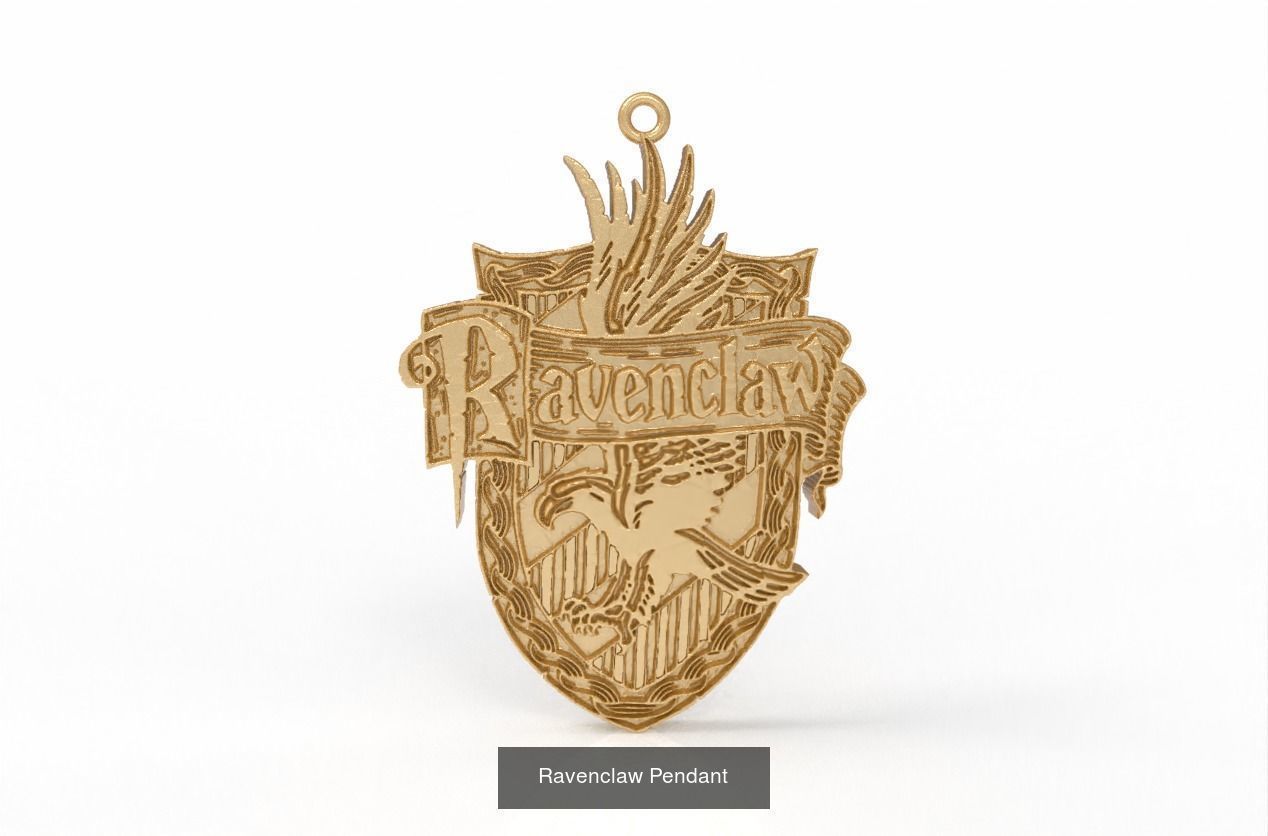 Harry Potter Pendants 3D Model Collection_4