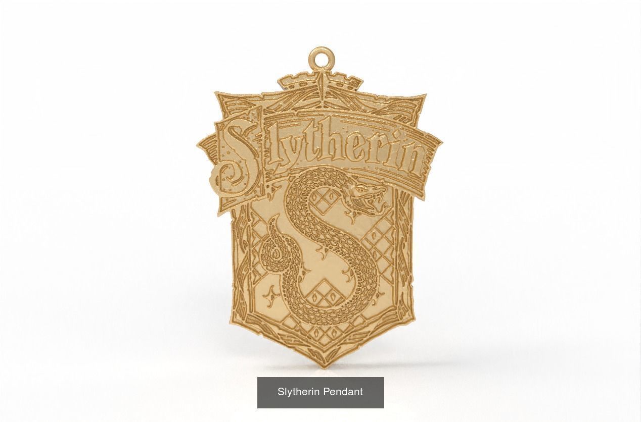 Harry Potter Pendants 3D Model Collection_5