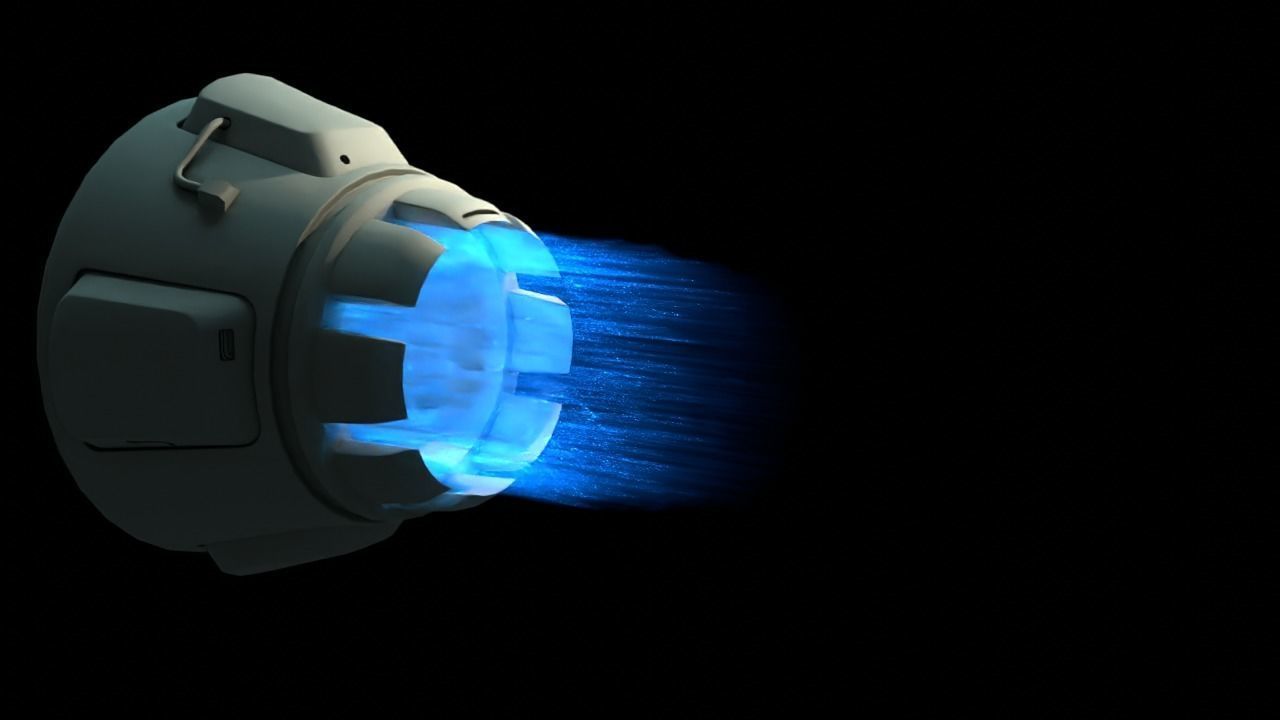 Jet Engine Flames Blender Cycles Nodes Only 3D model_2