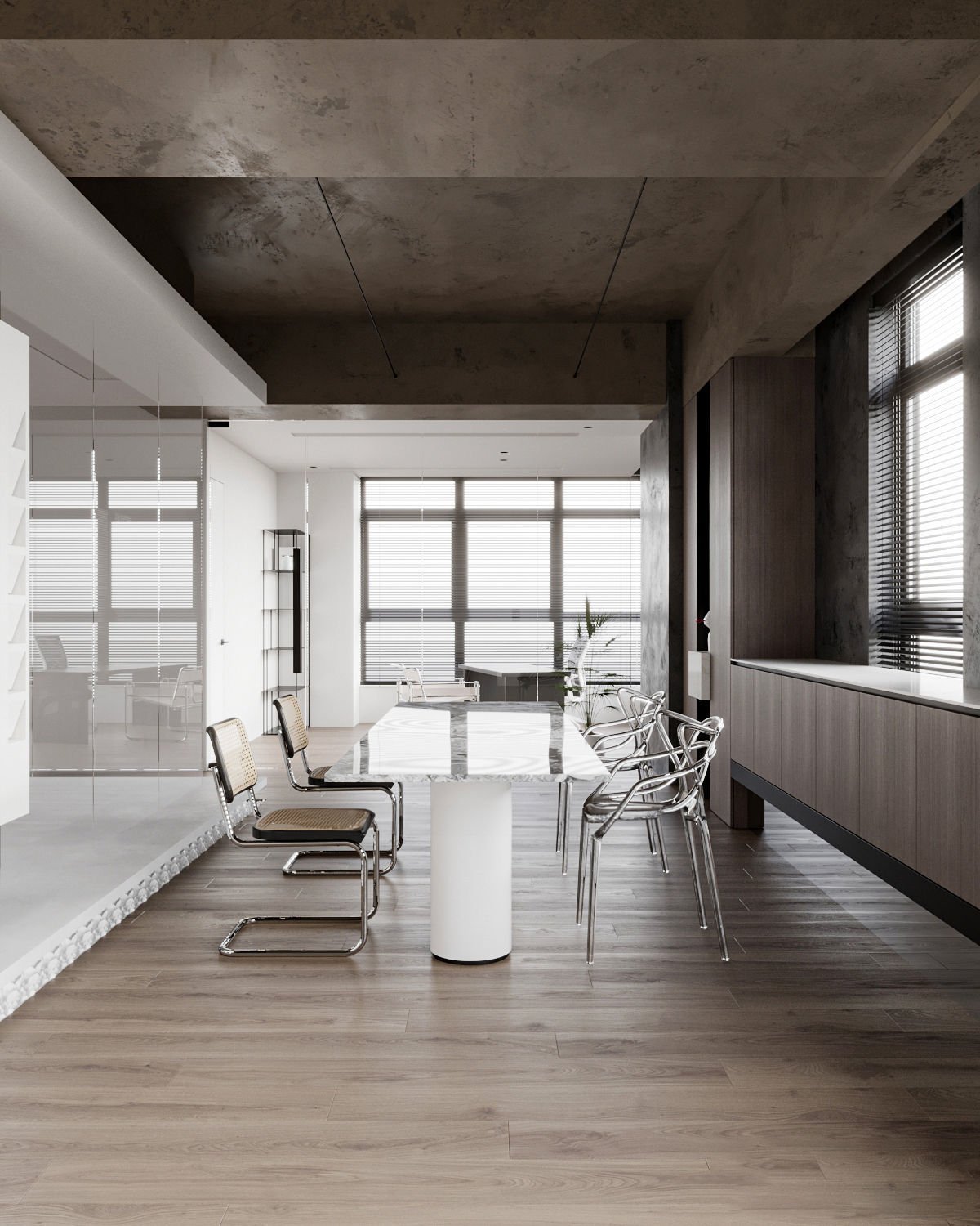 Modern Office Design 3D Model 3D model_6