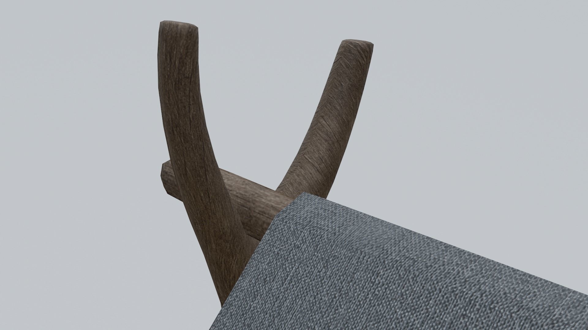 cloth tent 3D model_2